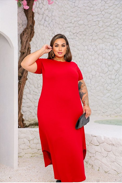 vestido longo bolso laranja 56