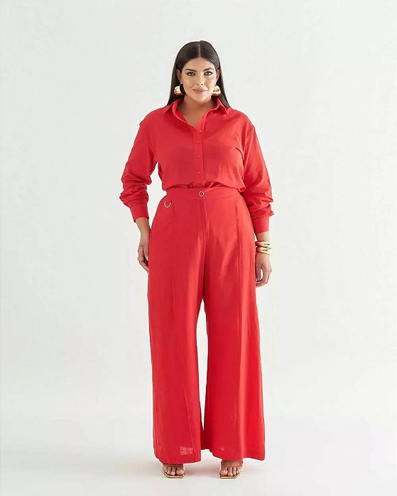 Conjunto liz vermelho 46