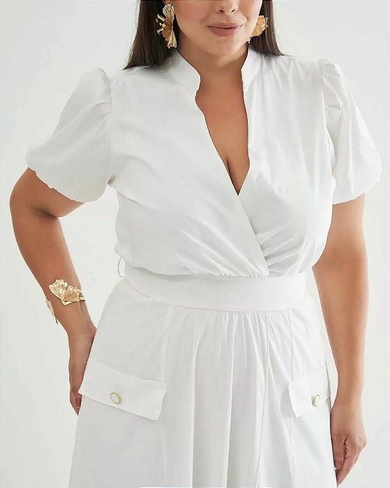 vestido midi tricoline branco 50