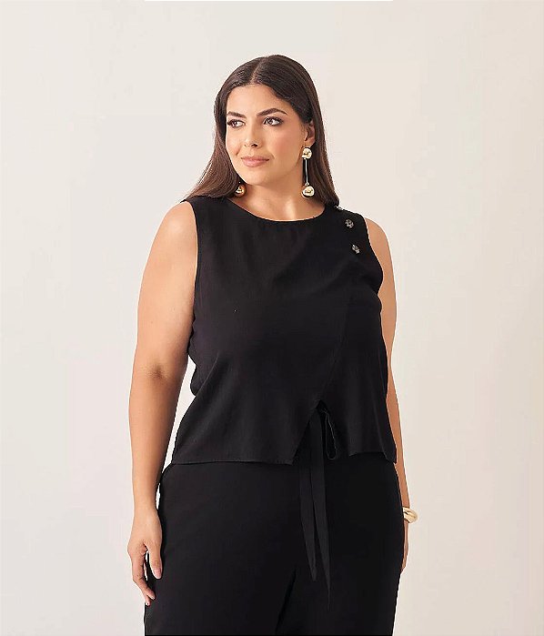 Blusa rebeca preto 54