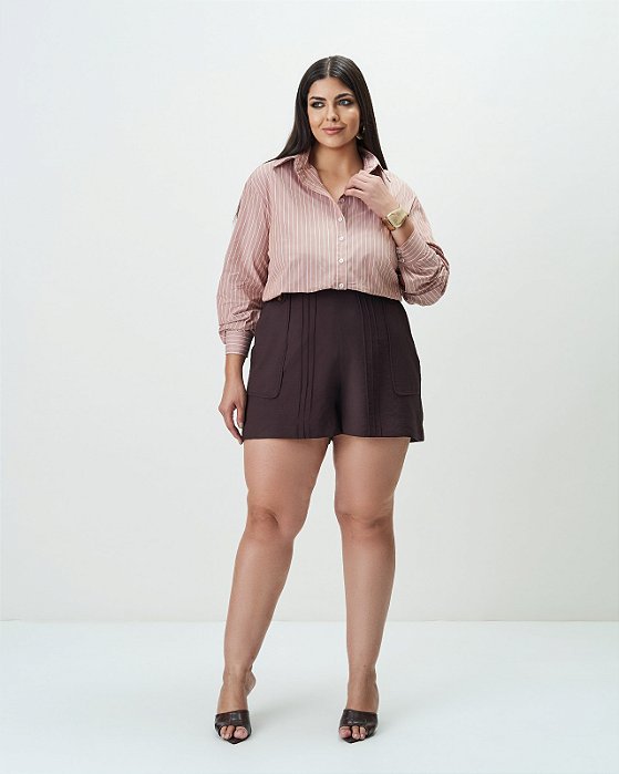 Bermuda shorts marrom 46