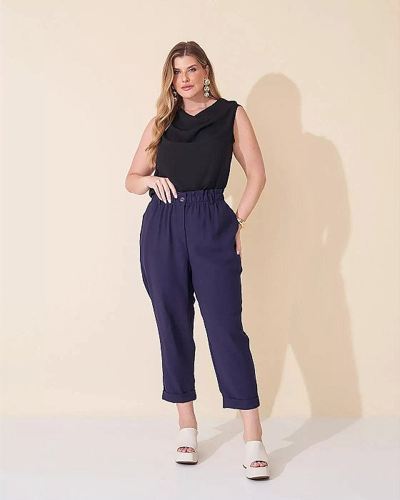 Calça francini marinho 46