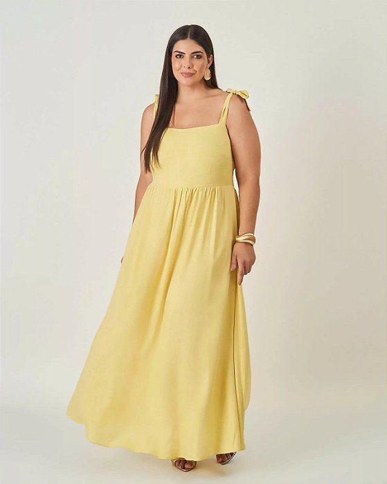 vestido amber amarelo 54