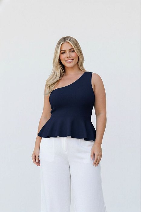 Peplum manga nula azul
