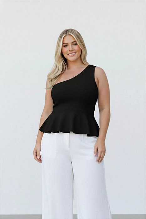 Peplum manga nula preto