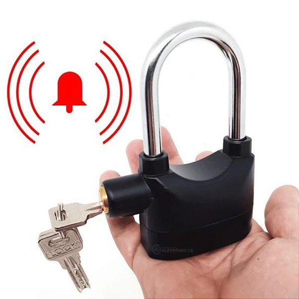 Cadeado Anti-Furto Com Alarme