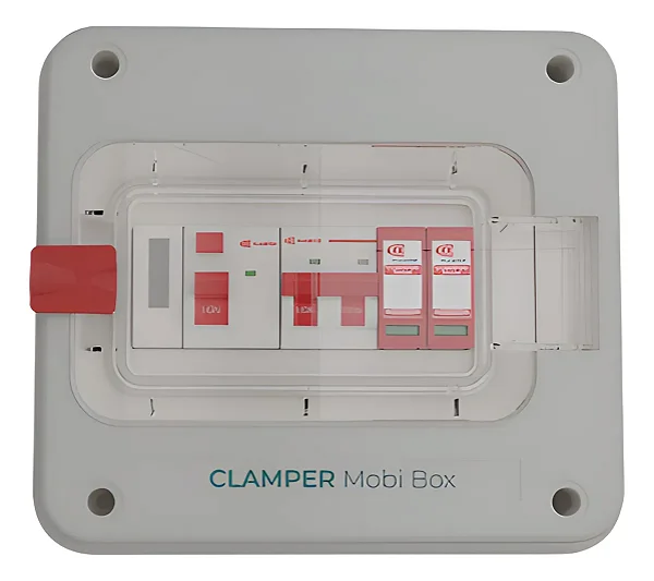 Quadro De Proteção Carregadores Wallbox 8kw Clamper -medidor