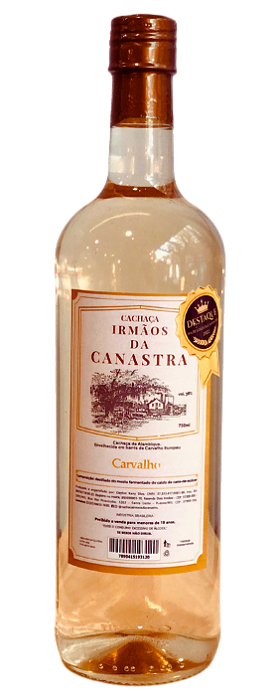 Cachaça Irmãos da Canastra Carvalho 750ml – 38% Vol.
