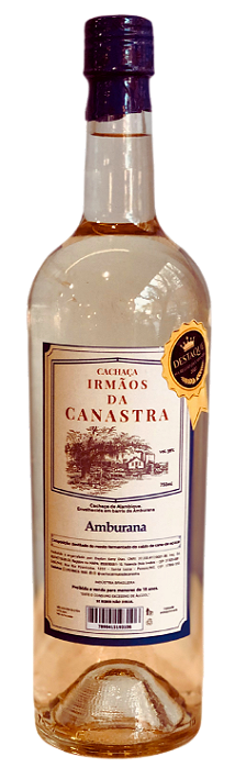 Cachaça Irmãos da Canastra Amburana 750ml – 38% Vol.