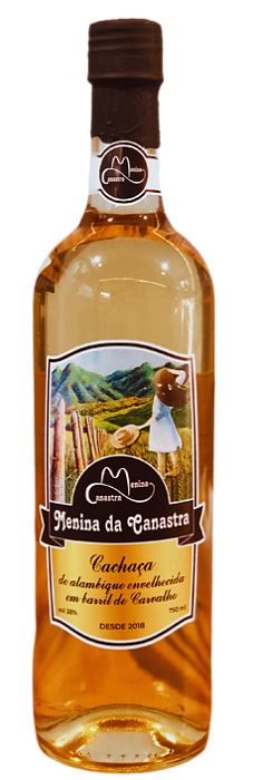 Cachaça Menina da Canastra Carvalho 750ml – 38% Vol.