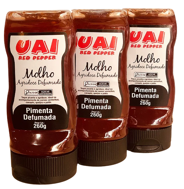 Geleia Agridoce Defumado Uai Red Pepper – Pimenta Defumada 260g