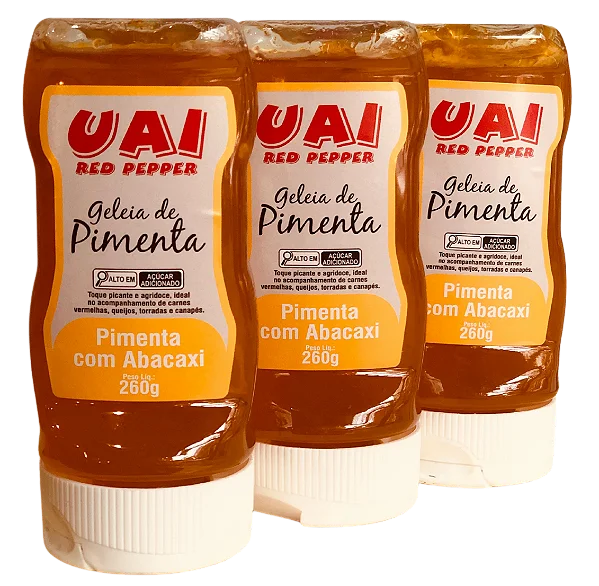Geleia Uai de Pimenta com Abacaxi 260g