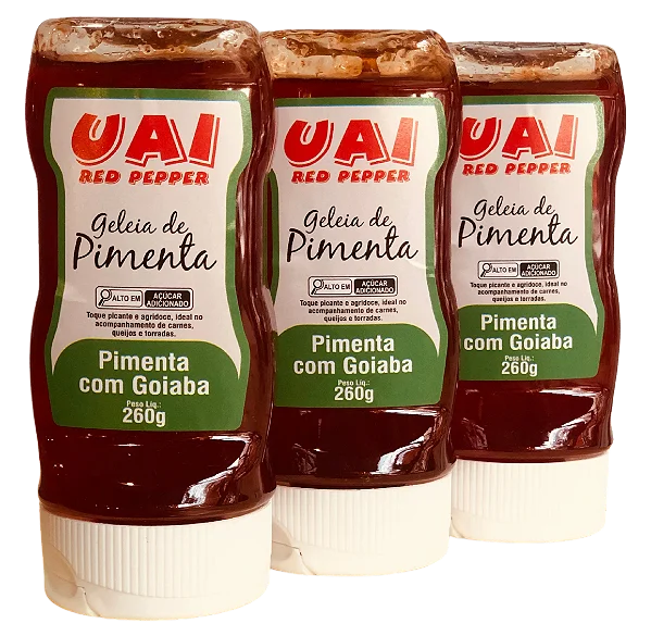 Geleia de Pimenta com Goiaba Uai Red Pepper – 260g
