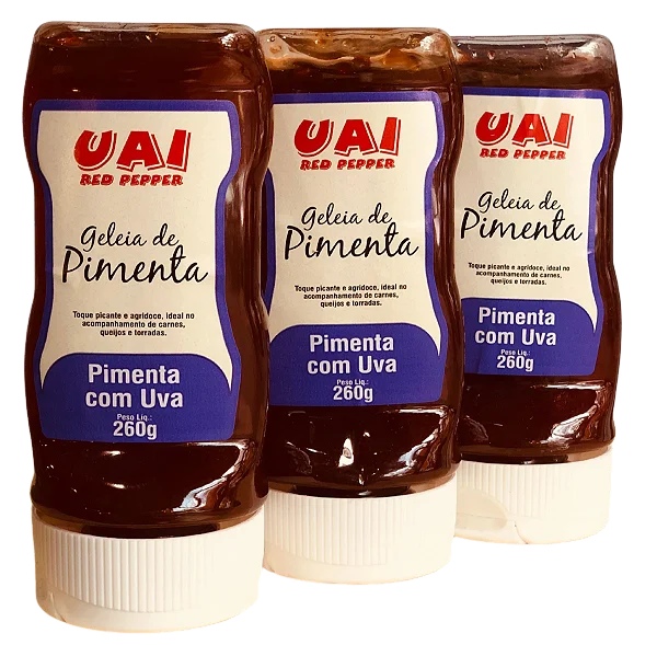 Geleia de Pimenta com Uva Uai Red Pepper – 260g