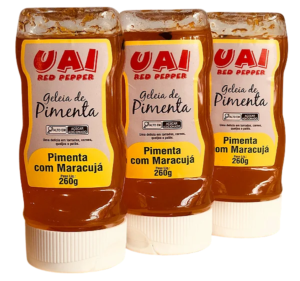 Geleia de Pimenta com Maracujá Uai Red Pepper – 260g