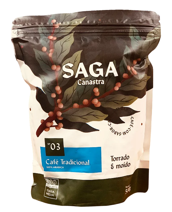 Café Saga Canastra – Tradicional Torrado e Moído 500g