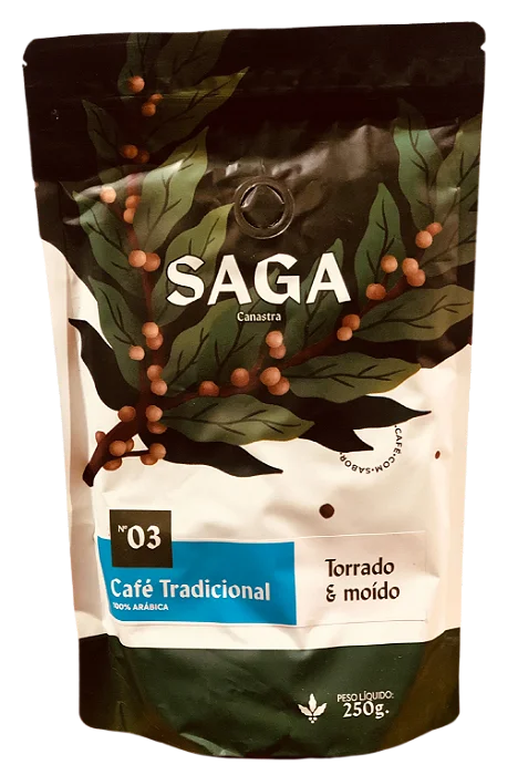 Café Saga Canastra – Tradicional Torrado e Moído 250g