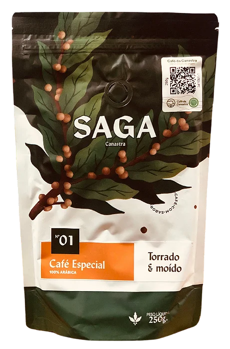 Café Saga Canastra Nº 01 – Torrado & Moído (250g)