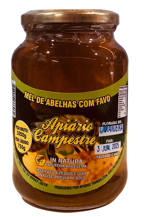 Mel de Laranjeira com Favo 800g