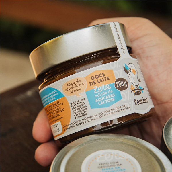 Doce de Leite Zero Açúcar e Lactose Cománz 200g