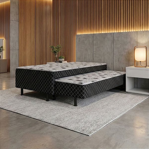 Bicama Solteiro Light c/ Auxiliar 88x188x32cm