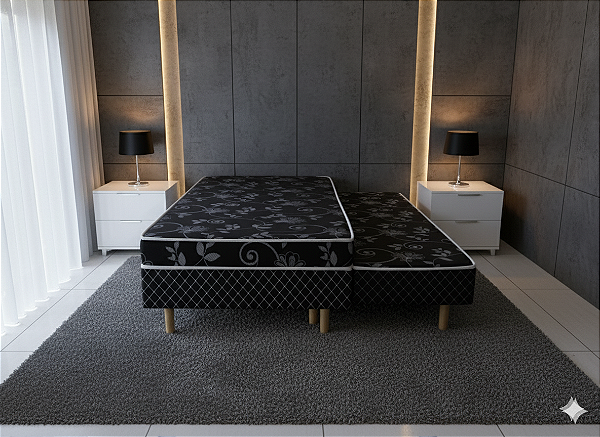 Bicama Solteiro Light c/ Auxiliar 88x188x32cm