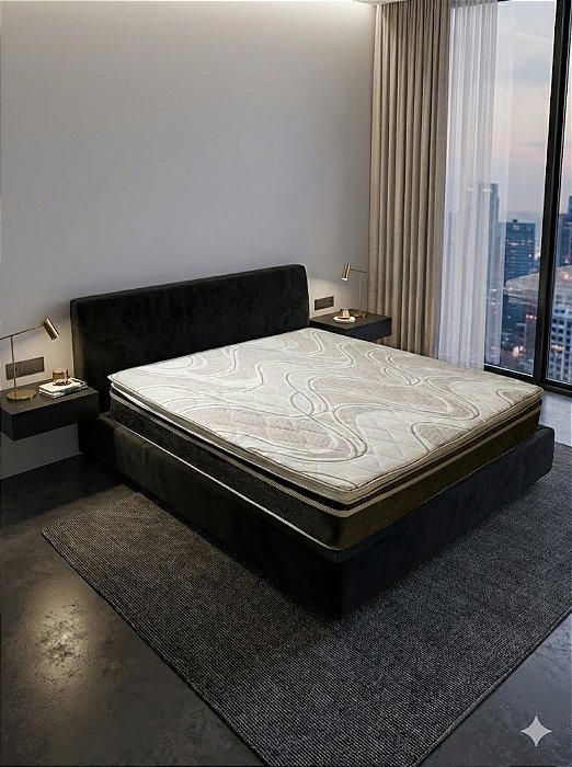 Colchão DOM  –  Suede Marrom