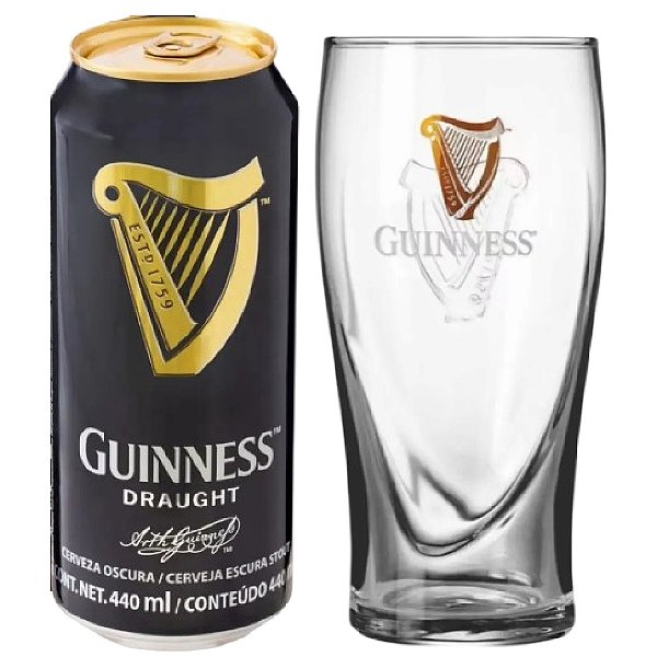 Kit Cerveja Guinness + Copo Oficial