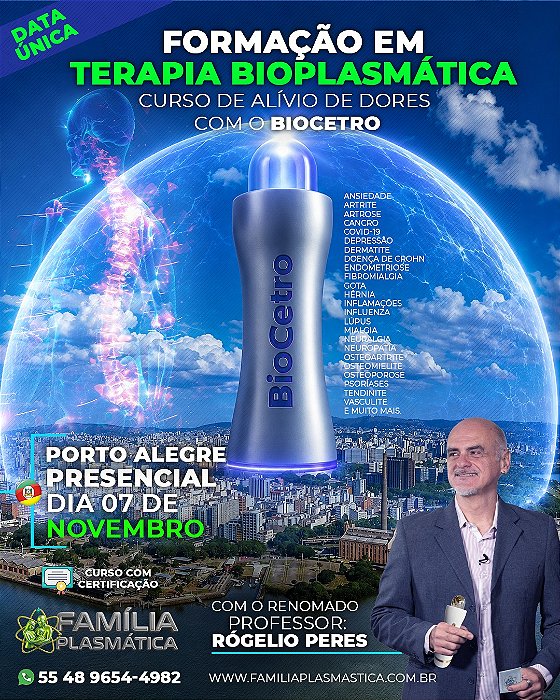 CURSO DE FORMAÇÃO PRESENCIAL EM PORTO ALEGRE