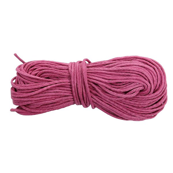 Cordão Encerado Rosa