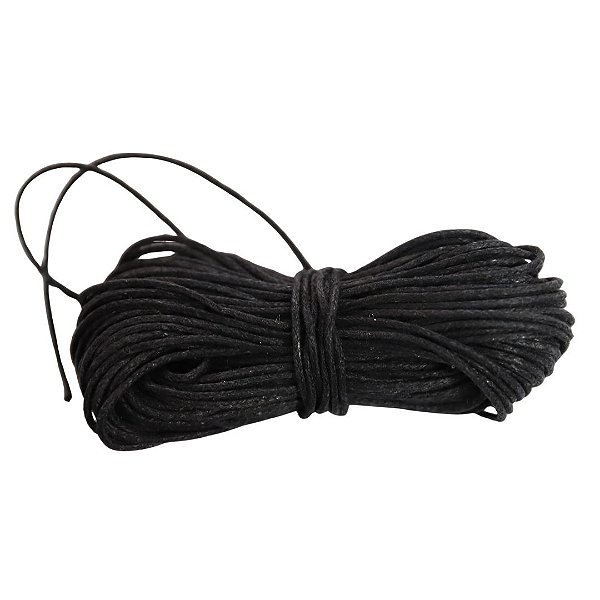 Cordão Encerado Preto