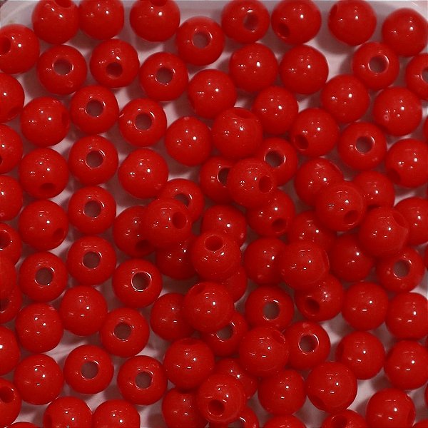 Bola de Resina Vermelho 0,6mm 25 gramas