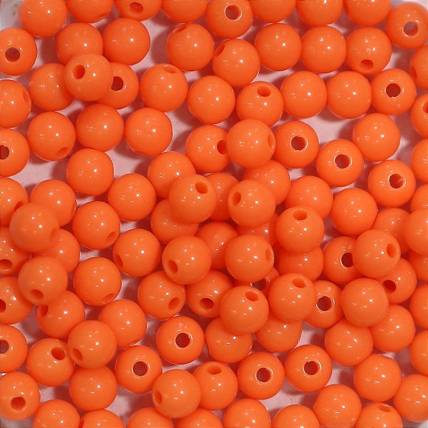 Bola de Resina Laranja 0,6mm 250 gramas