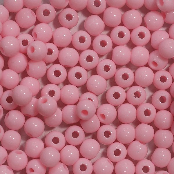 Bola de Resina Rosa Claro 0,6mm 250 gramas