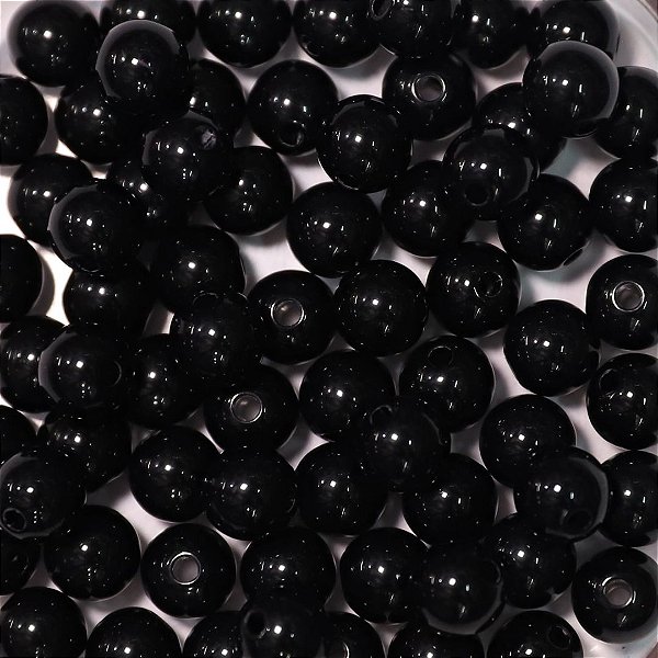 Bola de Resina Preto 0,8mm 25 gramas