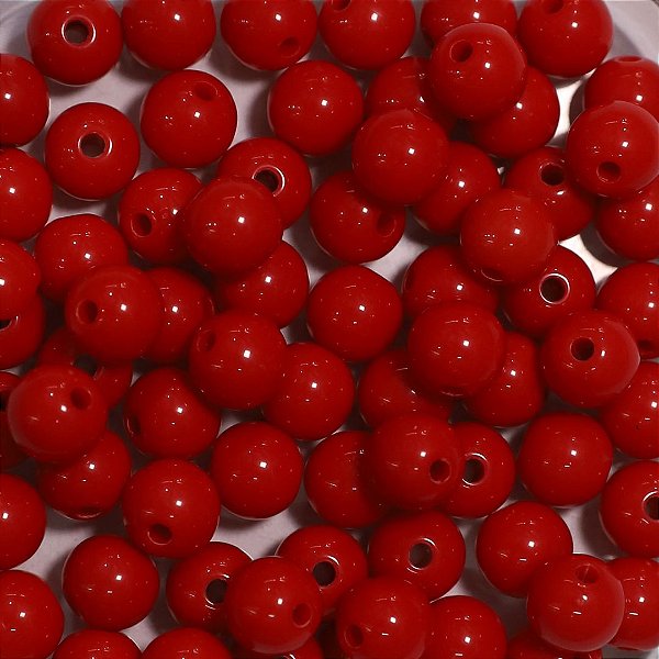 Bola de Resina Vermelho 0,8mm 25 gramas