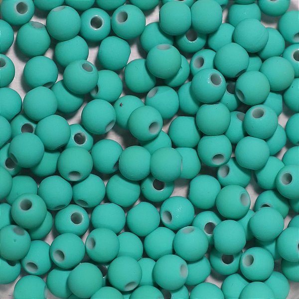 Bola Emborrachada tamanho 0,6mm Verde Turquesa