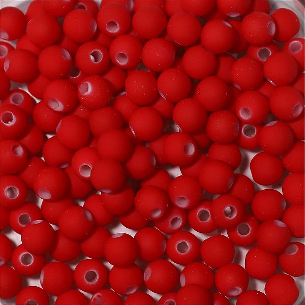 Bola Emborrachada tamanho 0,6mm Vermelho