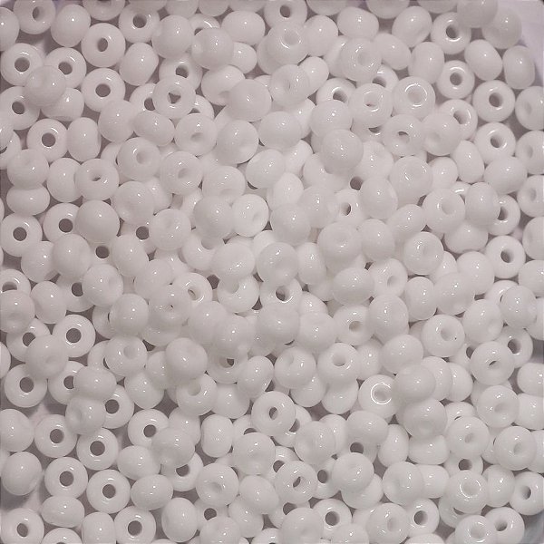 Miçanga Jablonex Branco Leitoso 6/0