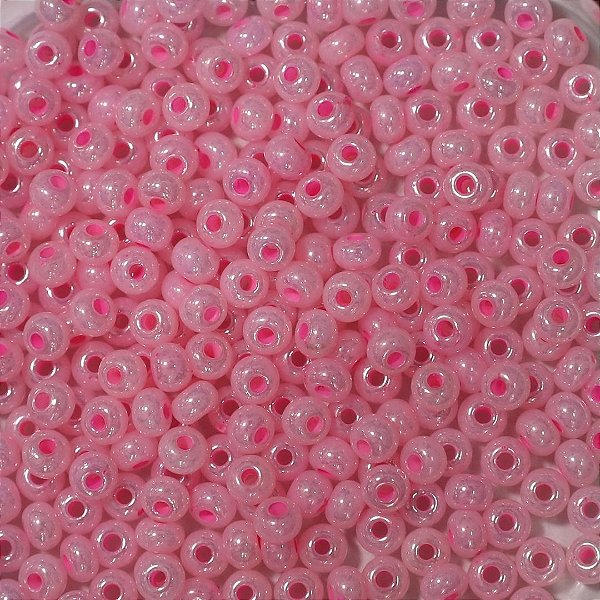 Miçanga Jablonex Rosa Perolado 6/0