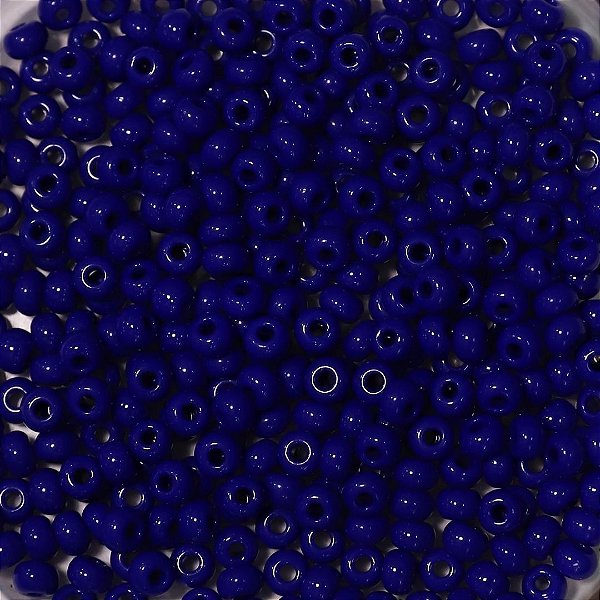 Miçanga Jablonex Azul Royal Leitoso 6/0