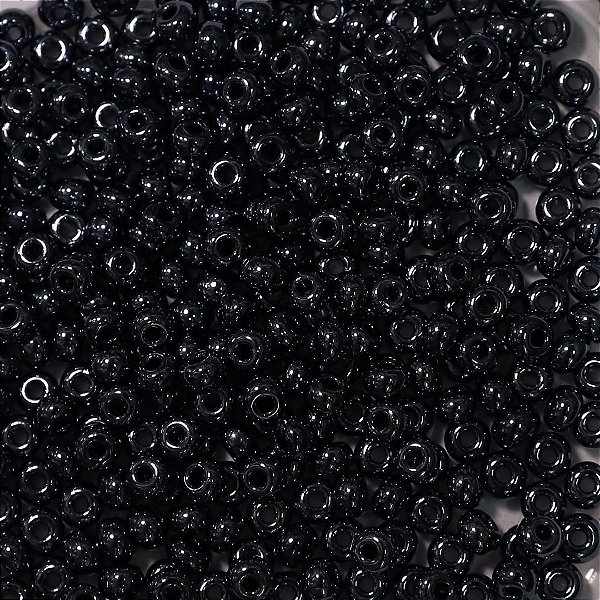 Miçanga Jablonex Grafite Perolado 6/0