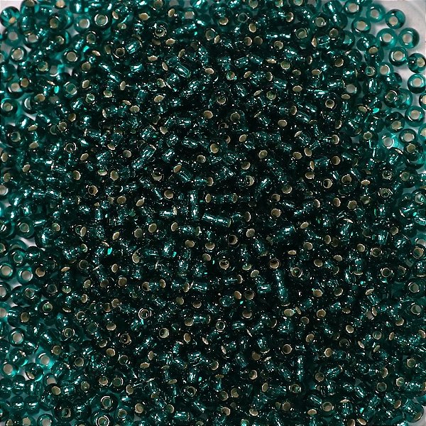 Miçanga Jablonex Verde Tiffany 6/0