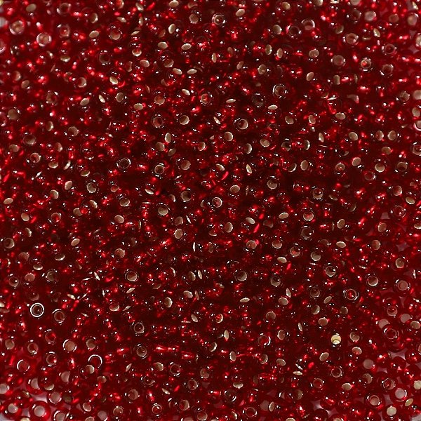 Miçanga Jablonex Vermelho Escuro Transparente 0/9