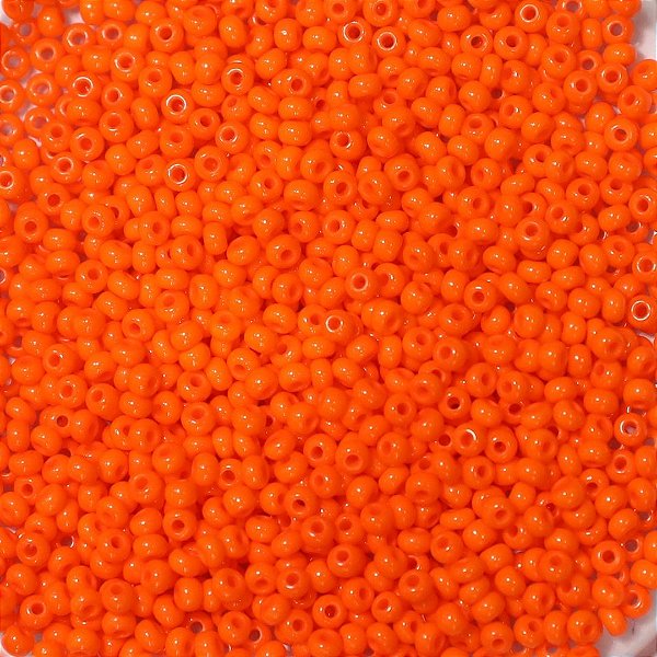 Miçanga Jablonex Laranja Leitoso 0/9