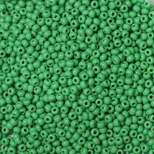 Miçanga Jablonex Verde Leitoso 6/0