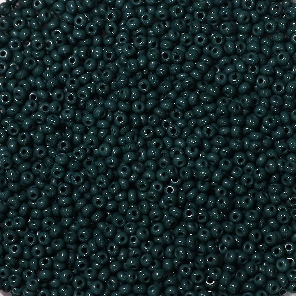 Miçanga Jablonex Verde Escuro Leitoso 0/9