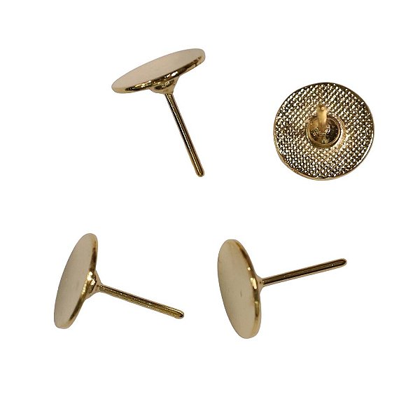 Base para Brinco de Colagem Dourado