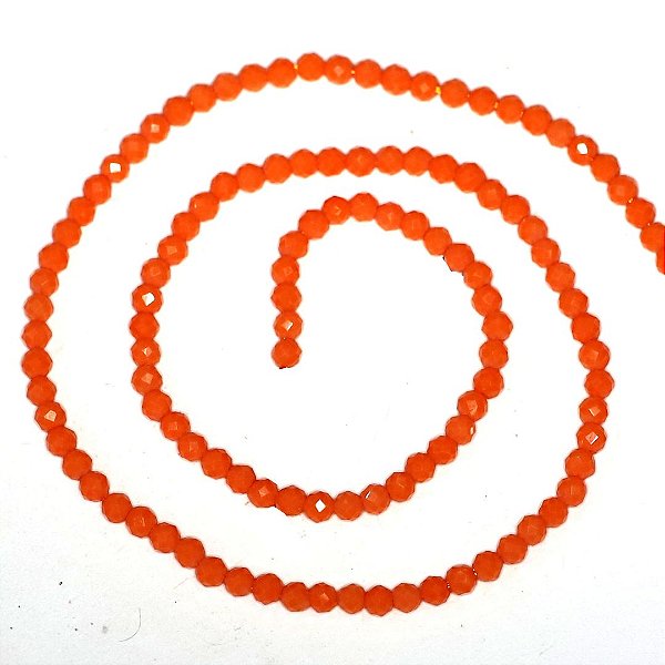 Cristal Bolinha 0,3mm Laranja Leitoso