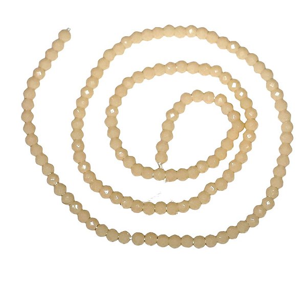 Cristal Bolinha 0,3mm Nude Leitoso